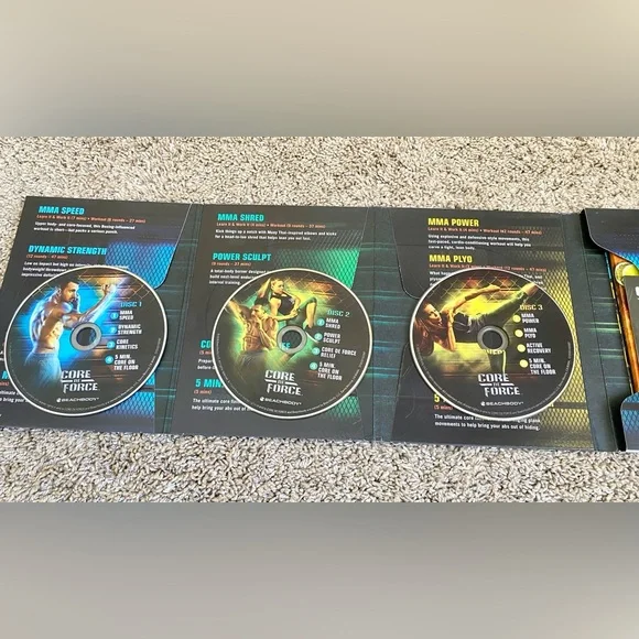 Beachbody Core De Force 3 Disc DVD Set + MMA Mashup Bonus Disc - Picture 4 of 8